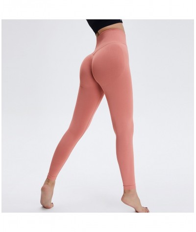 New Tight High Waist Exercise Pants For Women Hip Lifting Exercise Pants For Women Peach Hip Nude Yoga Pants For Women $36.28...
