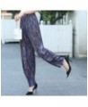 Women Summer Pants 2023 New Style Women Cotton Print Vintage Plaid Elastic Waist Loose Casual Female Trousers $32.24 - Pants ...
